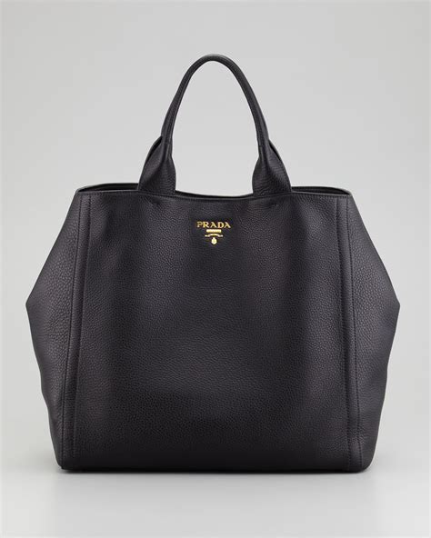 prada large tote bag black